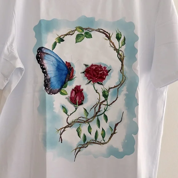 ROKU STUDIO BUTTERFLY LOVE T-SHIRT - Picture 3 of 4